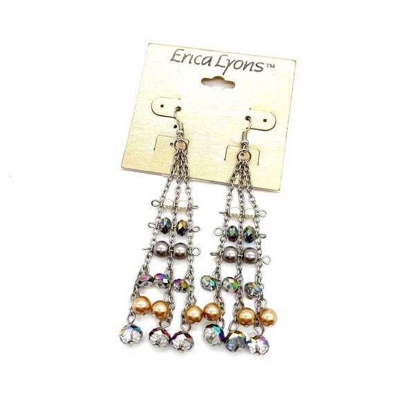 Erica Lyons Chandelier Earrings NWT - Picture 1 of 3